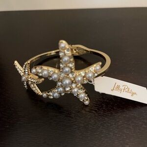 NWT Lilly Pulitzer Starfish Cuff Bracelet